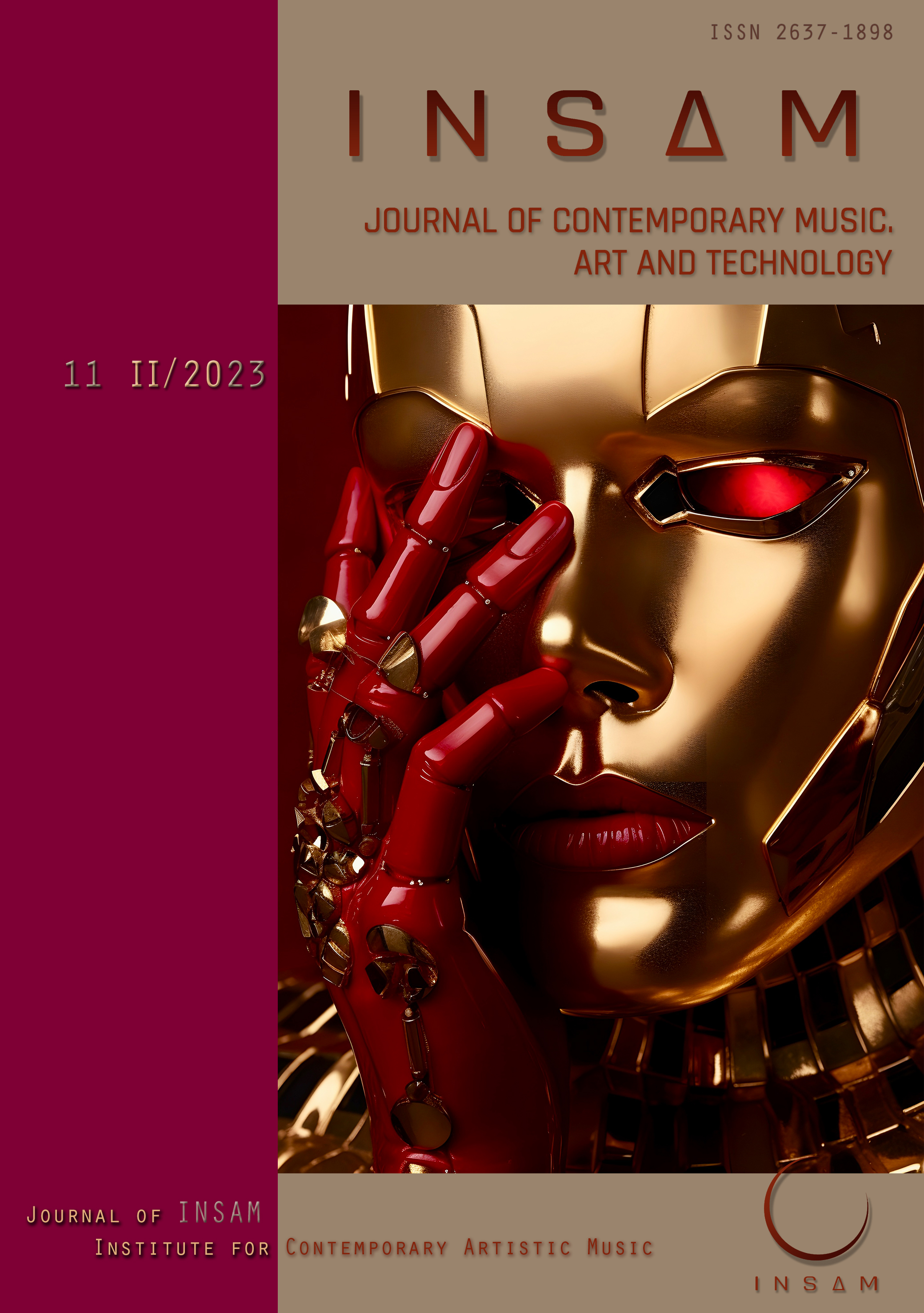 Cover for the 11th issue of the INSAM Journal. Designer: Milan Šuput